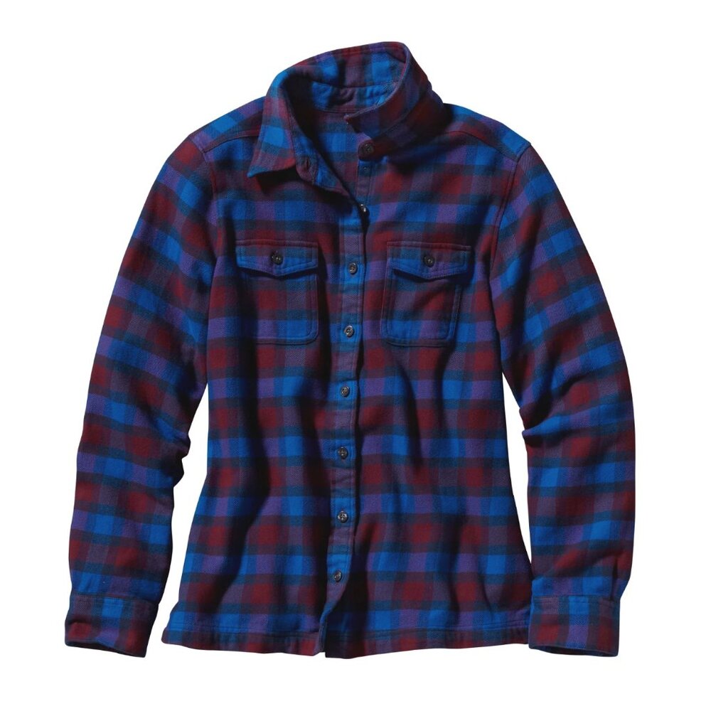 Patagonia W's Long-Sleeved Fjord Flannel Shirt